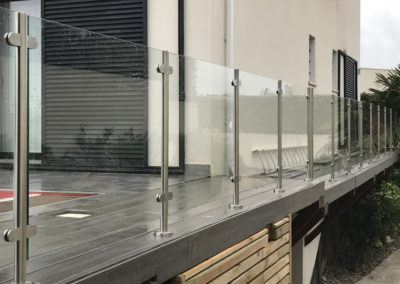 Garde-corps terrasse en verre