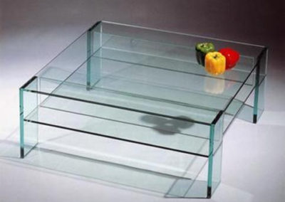 Table basse en verre