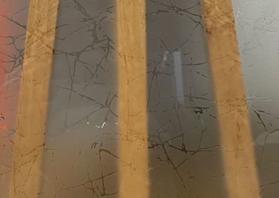 Verre déco New ice crack